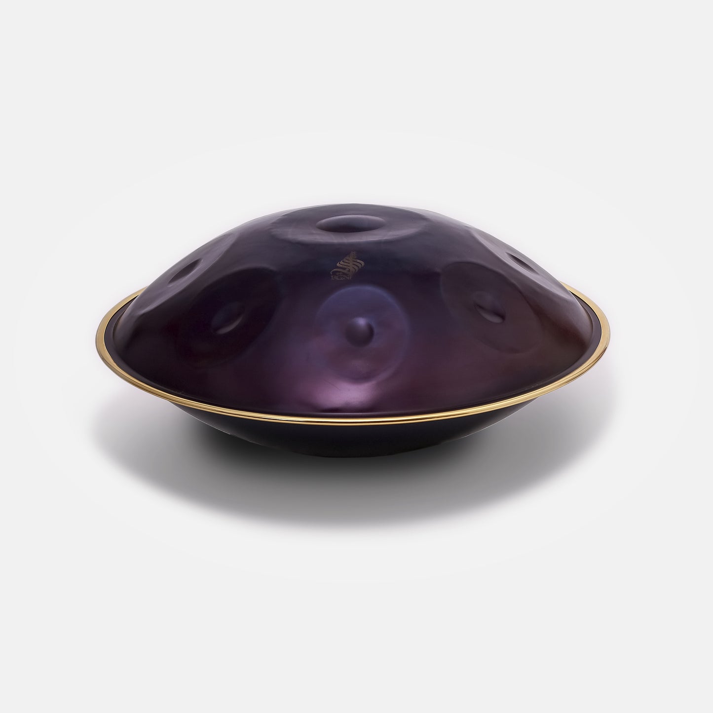 Rogina Hand Pan – 8 Notes,Nitried Steel, 440Hz C Major, Aurora Purple Finish