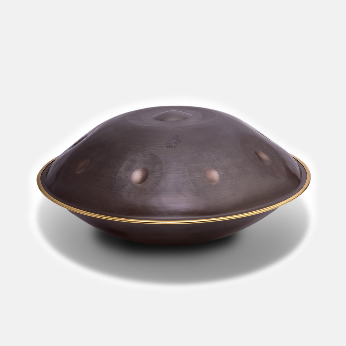 Rogina Hand Pan – 9 Notes, Nitride Steel, D Kurd, 440Hz, Metallic Copper Brown Finish