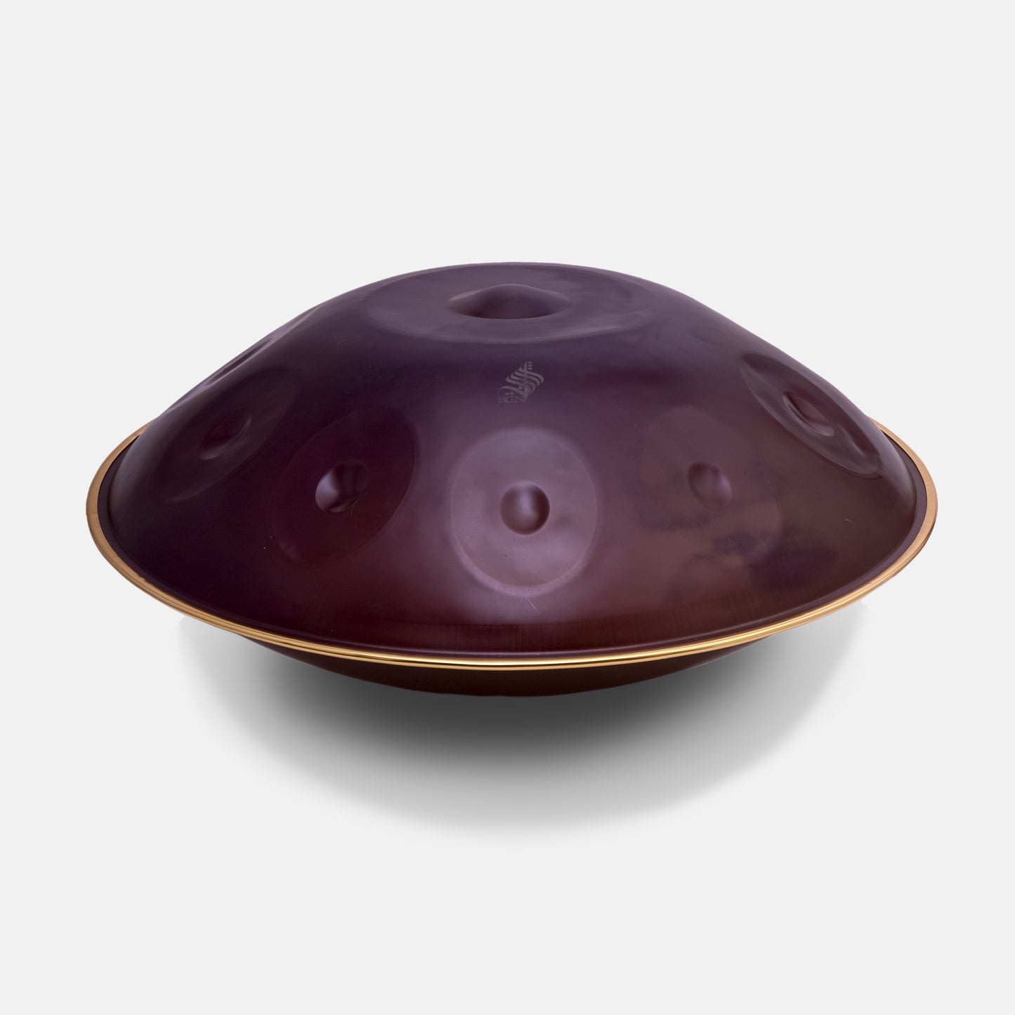 Rogina Hand Pan 10 Notes, D-Kurd, 432Hz,  Nitride Steel , Galaxy Purple